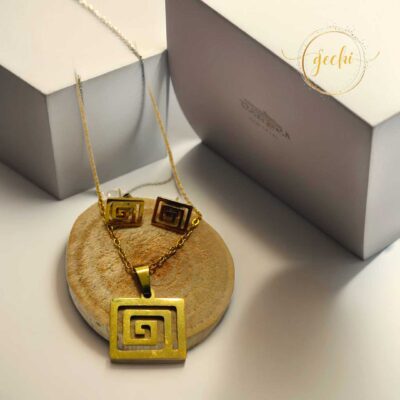 Cadena Dije Cuadrado