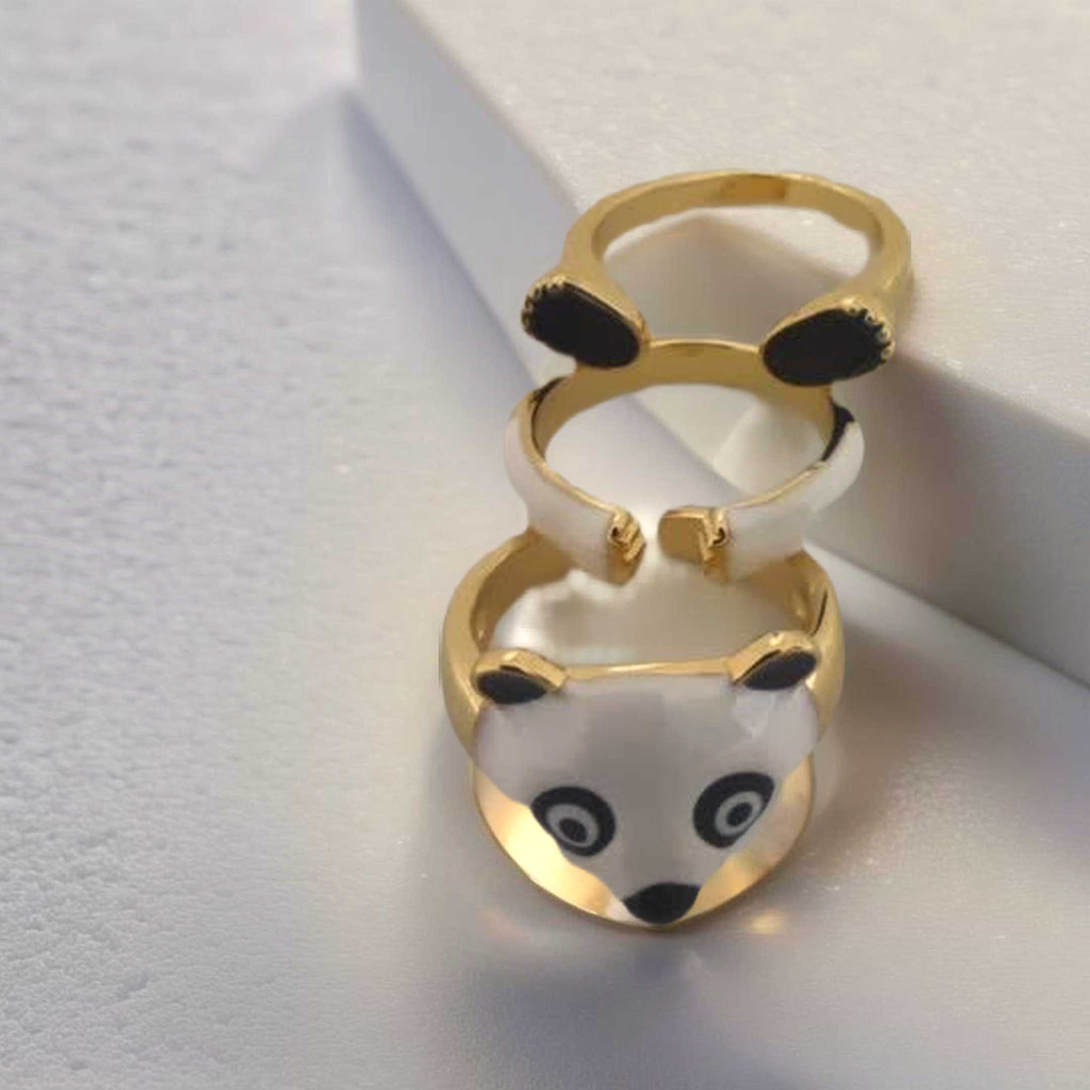 Anillo Oso De 3 Piezas