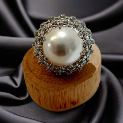 Anillo Con Perla