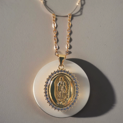 Cadena Virgen Guadalupe y Milagrosa