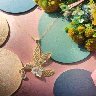 Cadena  Dije Colibrí