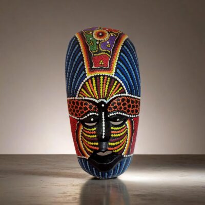 Mascara Étnica Puntillismo