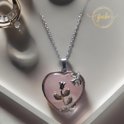 Cuarzo Corazón Flor