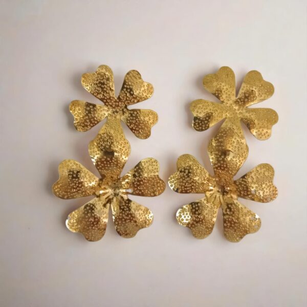 Aretes Doble Flor