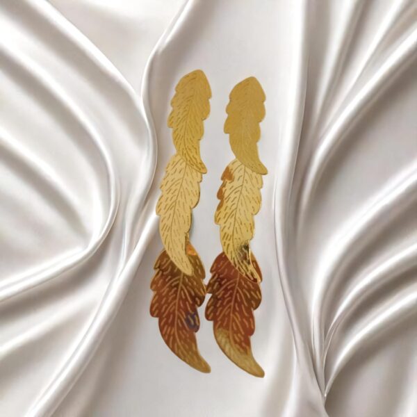 Aretes Largos Hoja