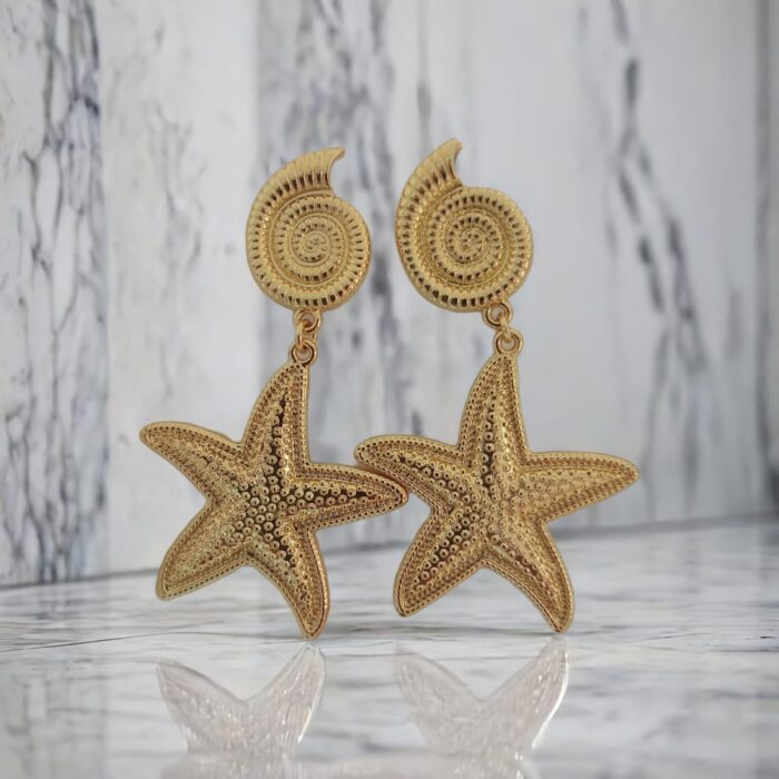 Aretes Estrella De Mar - Imagen 2