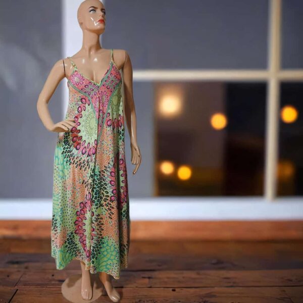 Vestido Largo Seda