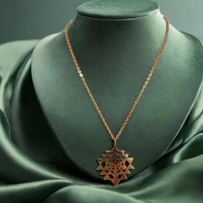 Cadena Dije Sri Yantra